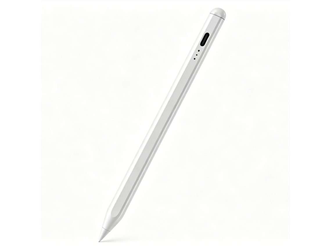 Lápiz Capacitivo Blanco Para Ipad Con Carga Rápida De 25 Minutos Anti-toque Global