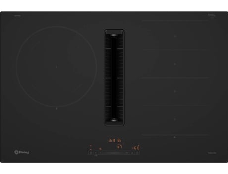 Balay – Placa de inducción con extractor integrado Balay, 80 cm, Sin marco inoxidable – 3EBC989MH.