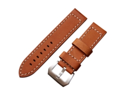 Correa de reloj (cuero genuino, hebilla de acero)