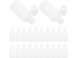 Paquete De 100 Frascos Cuentagotas De Plástico Pe De 20 Ml