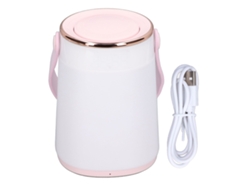 Lámpara De Noche Para Guardería Con Regulador De Intensidad Continuo, Indicador De Temperatura, Reloj Y Recargable Por Usb.