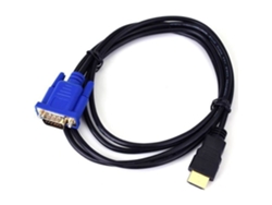 Cabo adaptador conversor de vídeo macho HDMI macho para VGA para DVD HDTV 1080P PC-1.8M