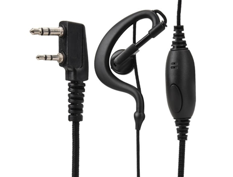 HURRISE Auricular Ptt Botón Ptt Auricular Ptt Radio bidireccional Auriculares Sonido de niña a niño