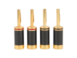 Conectores banana (conectores de 5 mm, chapados en oro)