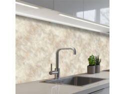 Salpicaderos De Cocina Beige - Estructura En Relieve - Piedra Natural 200x60 Cm