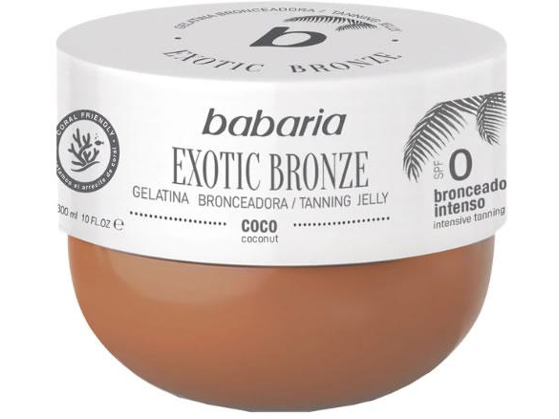 Gelatina Bronceadora BABARIA Exotic Bronze Coco SPF0 (300 ml)