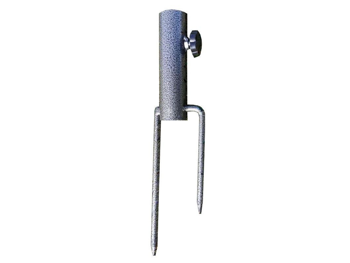 Base De Paraguas De Hierro Con Clavo Para Suelo, Accesorio Para Paraguas, Diámetro Aplicable 28-32mm, Acero Negro Dorado