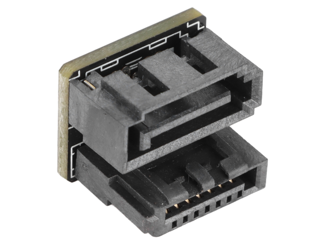 Adaptador Sata De 7 Pines De 180 Grados Para Placa Madre Con Placa De Circuito Sin Pérdidas De 6gb