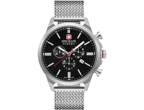 Reloj SWISS MILITARY HANOWA Hombre (Acero Inoxidable - Plateado)