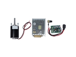 Motor De Cc De Imán Permanente De Alta Velocidad Con Eje Largo Y Regulador De Velocidad 30w 24v 700rpm Xd3420
