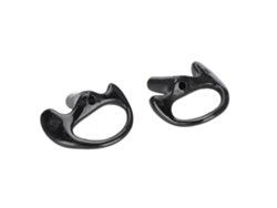 Cómodo Soporte De Silicona Negra Para Auriculares De Kits De Audio Con Tubo En Espiral (pequeño)