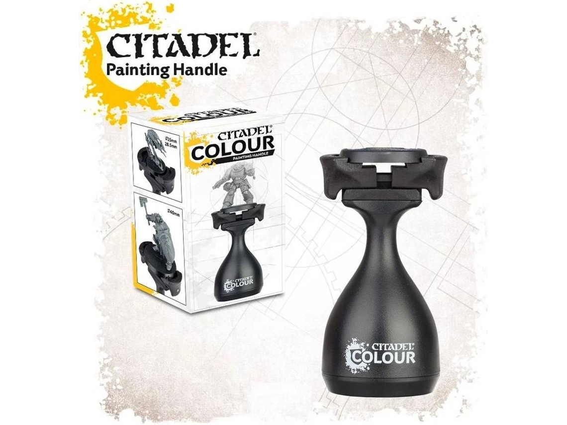 Suporte de Pintura de Miniaturas GAMES WORKSHOP Citadel Painting Handle Negro (Edad Mínima: 6 Años - 9 x 2 x 6.35 cm)