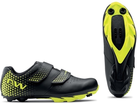 Zapatillas NORTHWAVE zapatilla pike mtb amarillo fluo Negro de (S)