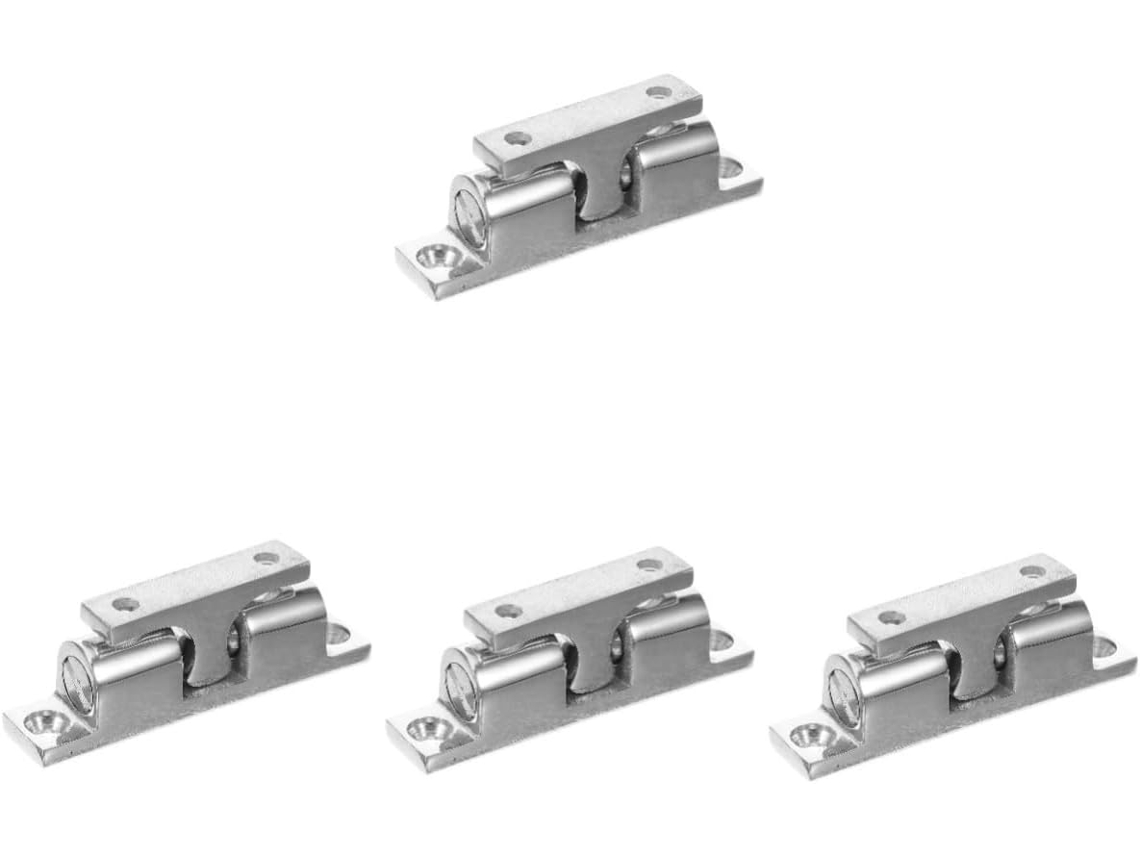 4 Topes De Puerta Acero Inoxidable Para Yate, Tope Liso, Accesorio Protector Resistente A La