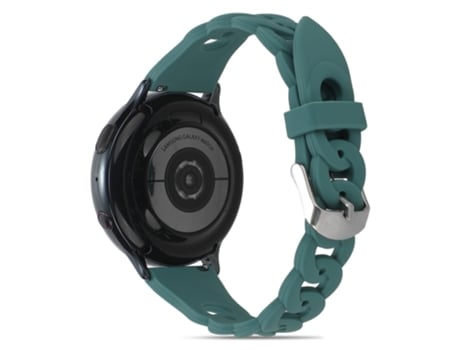 Correa de Silicona diseño de círculo para Samsung Galaxy Watch 5 40mm/44mm/Watch 5 Pro 45mm - verde oscuro