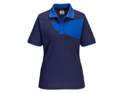 Polo Portwest Pw2 para mujer, moderno y cómodo, negro, rojo, talla S