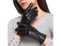 Guantes De Piel Sintética Para Mujer, Cálidos Para Invierno, Lona Táctica, Ciclismo.