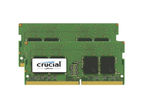 Memoria RAM DDR4 CRUCIAL (2 x 4 GB - 2666 MHz - Verde)
