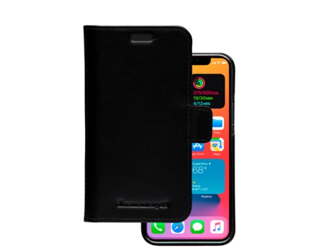Funda Folio para iPhone 12 Mini/12 DBRAMANTE1928 Piel Negro