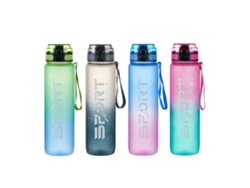 Botella De Agua Deportiva De Gran Capacidad Con Pajita Para Acampar, Hacer Senderismo Y Practicar Ejercicio, Con Cordón Para Transportarla.