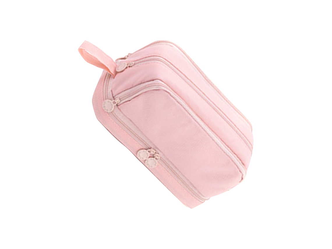 Bonito Estuche Para Lápices De Gran Capacidad, Fácil De Limpiar, Con Asa, Ideal Para La Escuela, El Hogar, La Oficina Y Como Regalo.