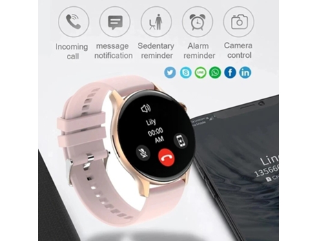 Reloj inteligente para mujer, pantalla de 1,43 pulgadas, 466x466, siempre muestra la hora, relojes de llamada Bluetooth, reloj inteligente deportiv...