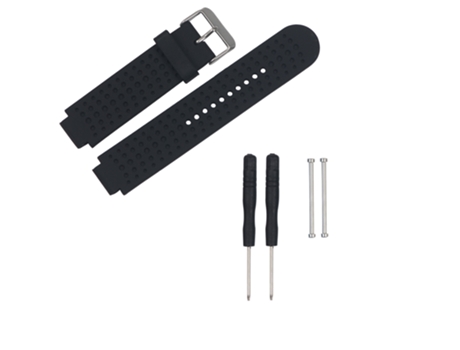 Correa de Silicona con Herramientas Negro Garmin Forerunner 220/230