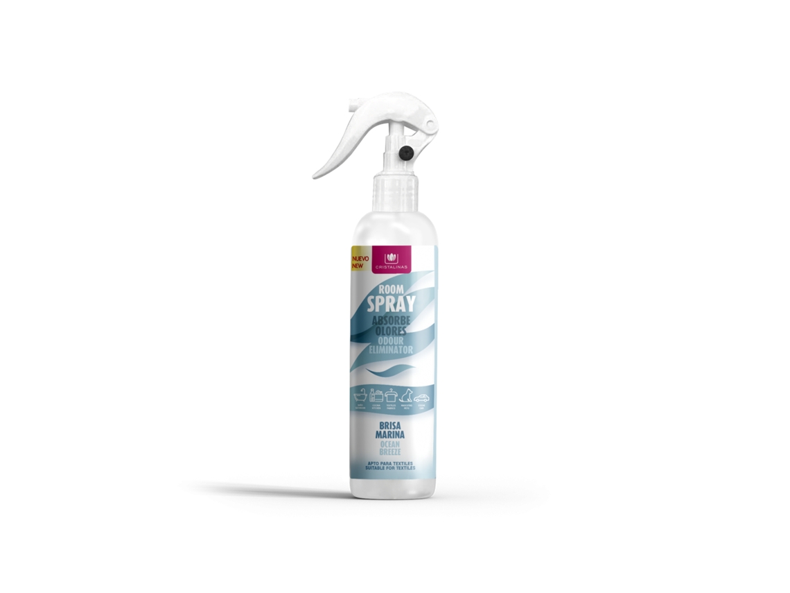 Ambientador CRISTALINAS Spray Absorbe Olores 250ml Brisa Marina