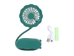 Ventilador De Cuello Plegable Portátil Con 3 Velocidades, Recargable Por Usb, Mini Para Escritorio Y Uso Portátil.