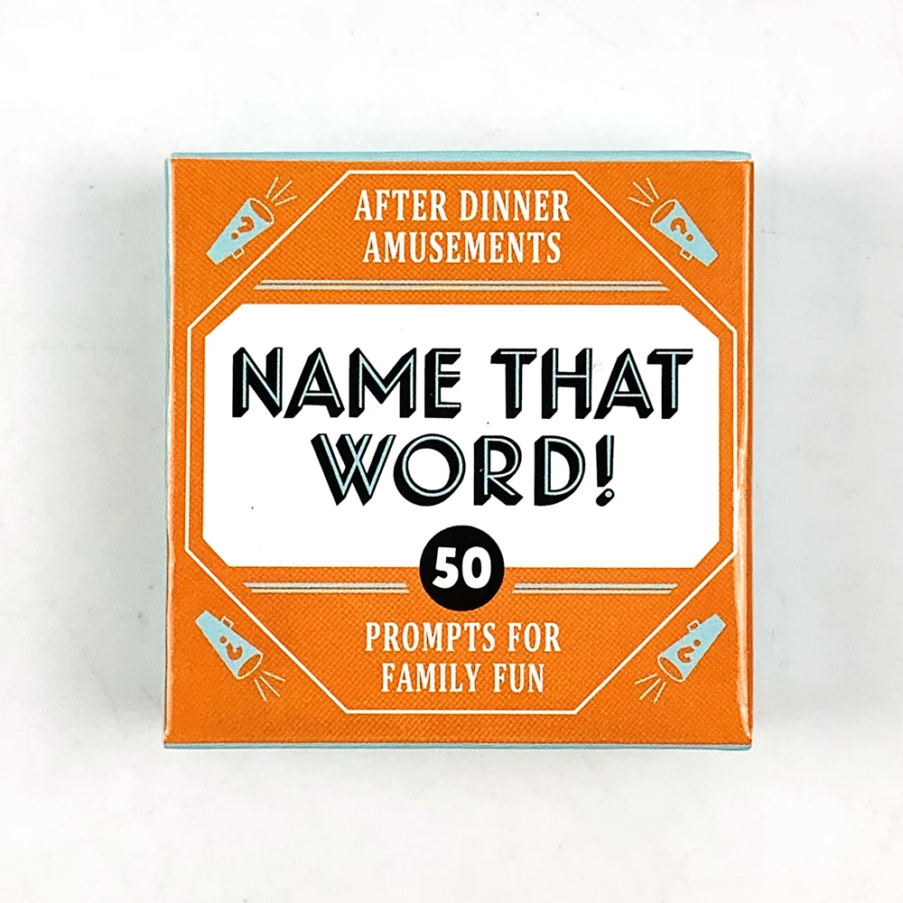 Juego De Cartas De Minijuego "¡adivina La Palabra!" (51 Cartas)