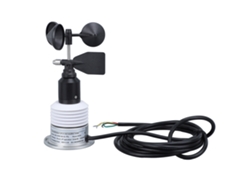 Medidor meteorológico 5 en 1 con cable, velocidad del viento, dirección del viento, temperatura, humedad, presión del aire, sensor meteorológico multifuncional con cable.