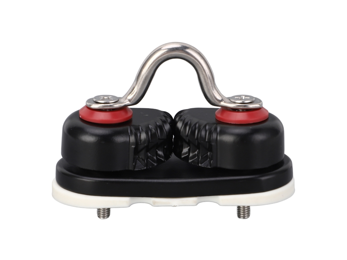 Vlrla-cleat De Cámara De Aluminio Con Rodamientos De Bolas Y Anillo Guía Para Vela, Kayak, Canoa Y Barco