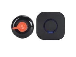 Sistema De Alerta Inalámbrico De 433 Mhz Para Cuidadores Con Control De Volumen Y Zumbador Multifuncional.