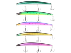 Lure (long Cast Bionic) Big Long Fish 18cm/23.5g Minnow Lure De Pesca Marina Y196 (5 Piezas)