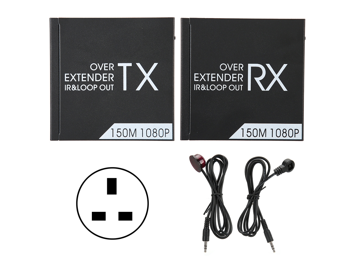 Extensor de cable HDMI con transmisión HD de 1080p y control USB