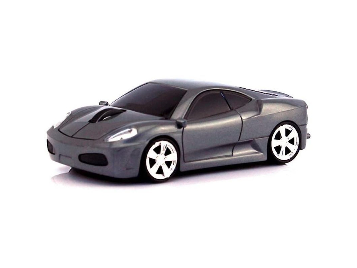 Ratón Inalámbrico Ergonómico Con Forma De Coche Y Receptor Usb De 2,4 Ghz Para Portátiles Windows Y Mac Os.