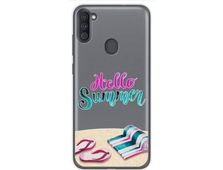 Carcasa Samsung Galaxy M11 TUMUNDOSMARTPHONE Dibujos Transparente Multicolor