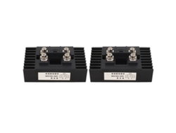Yncm2026-2pcs Rectificador Puente Monofásico 100a 1600v Módulo Conversión Corriente 4 Terminales Impermeable Negro