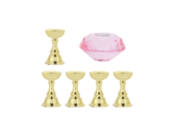 Suporte Para Prática De Unhas Falsas Base De Cristal Apoio Magnético Para Manicure 3