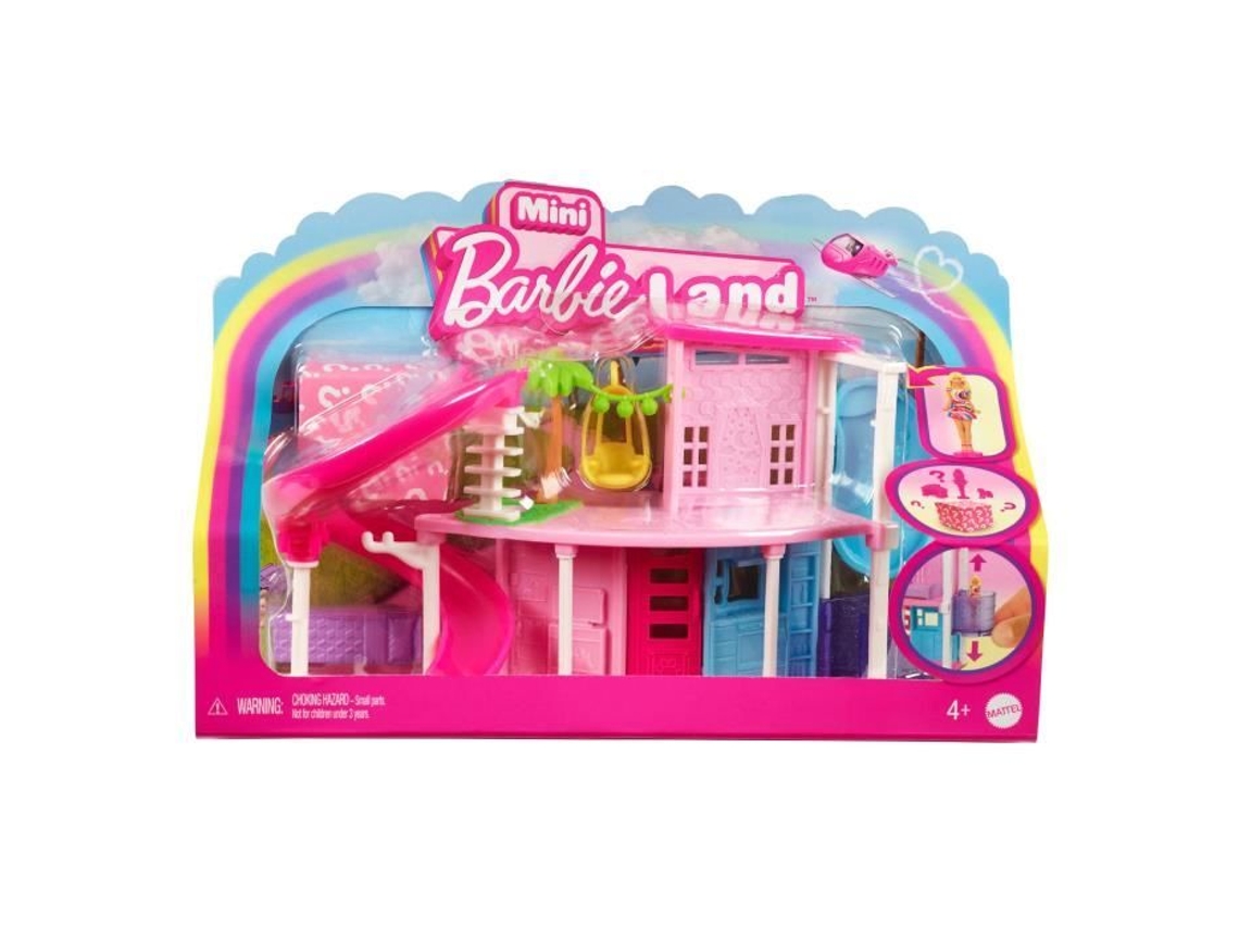 Casa de muñecas Barbie Mini Barbieland Casa Conjuntos y accesorios Hyf44