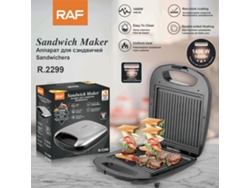 Sandwichera calefactable de doble cara, estándar europeo, multifuncional para tostadas, gofres y panqueques rayados. Mdug