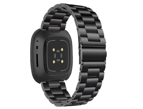 Correa Acero para Fitbit by Google Versa 2 Negro