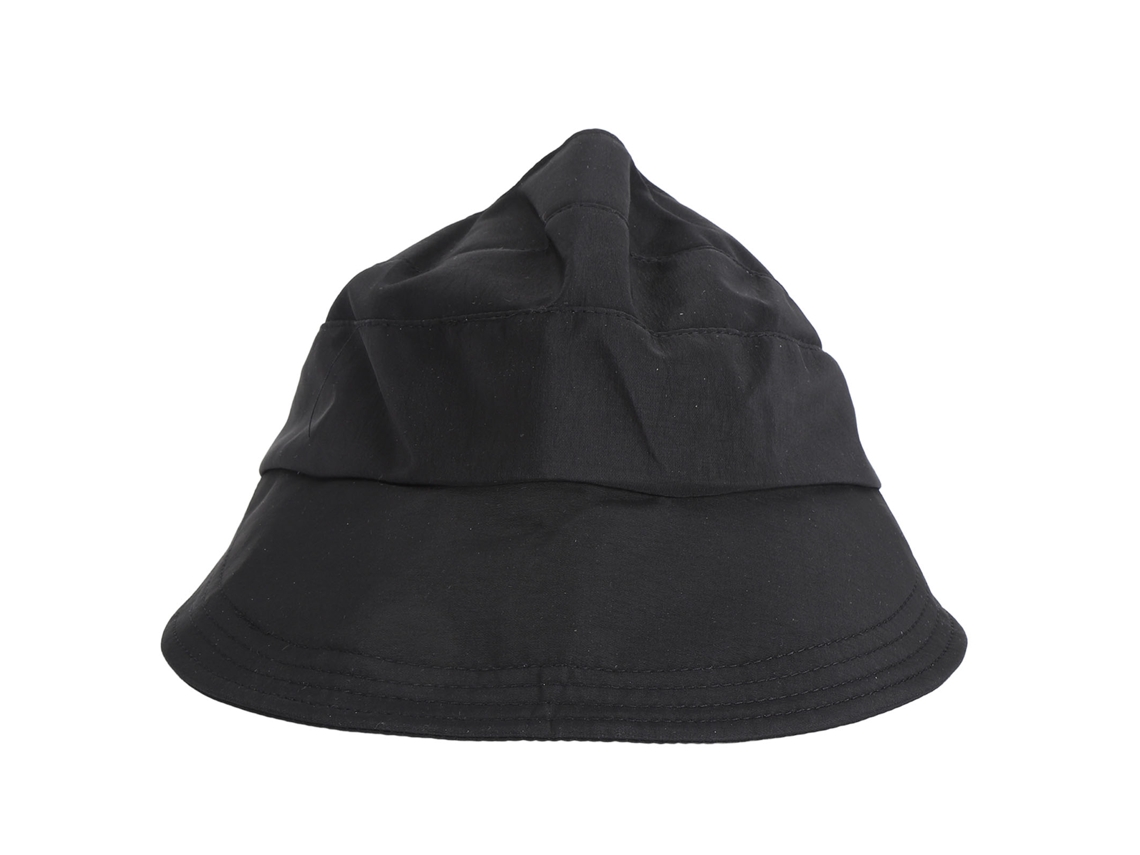 Sombrero De Sol Para Mujer Con Ala Ancha Y Parte Superior Plegable, Ajustable, Protección Uv 50+, Ideal Para La Playa, Color Negro.