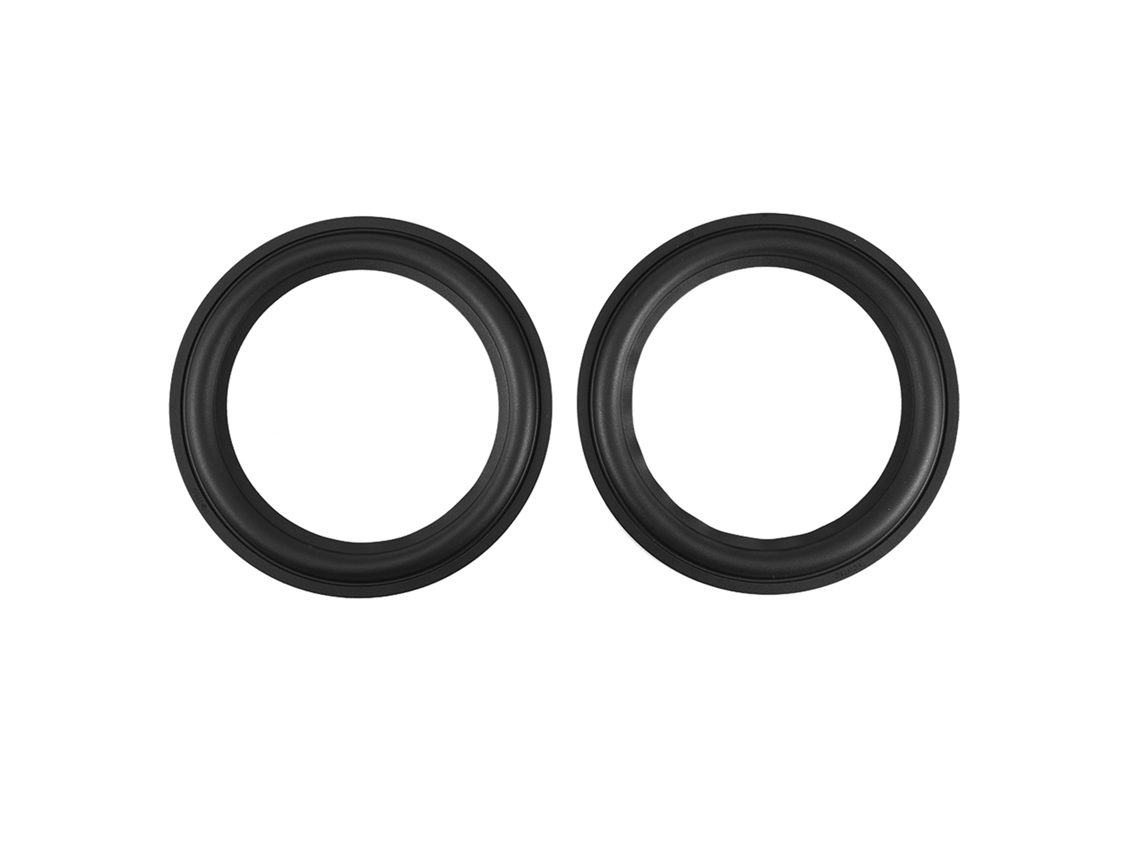 2 Piezas De Borde De Reparación De Goma Para Tornillo De Reparación De Altavoz De Woofer De 8 Pulgadas