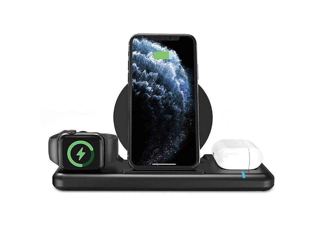 Cargador Fast Relógio Para Apple Yizhood Negro