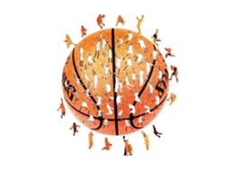Ats-rompecabezas De Madera De Forma Irregular De Baloncesto 203 Piezas Juguete De Madera Regalo Para Adultos Y Niños