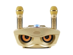 Altavoz Bluetooth portátil 2 en 1 con micrófono dual SD306 Owl para HomeGo Chennnls