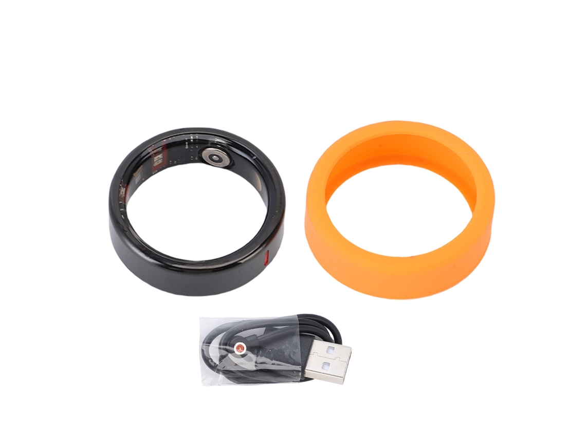 Anillo Inteligente (monitoreo De Fitness, Control De Cámara Por Gestos) Impermeable Carga Rápida Podómetro Conectividad Bluetooth Compatible Con Android E Ios 8