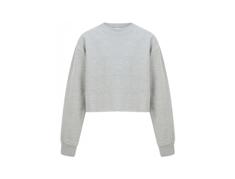 Sweatshirt para Mujer SKINNI FIT (5/6 Años - Algodón - Gris)