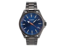 Reloj De Pulsera De Cuarzo Para Hombre Curren 8320, Aleación, Resistente Al Agua, Azul.